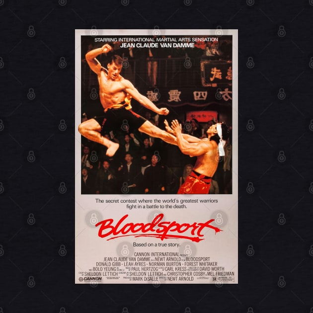 Bloodsport Poster Shirt by HipHopTees